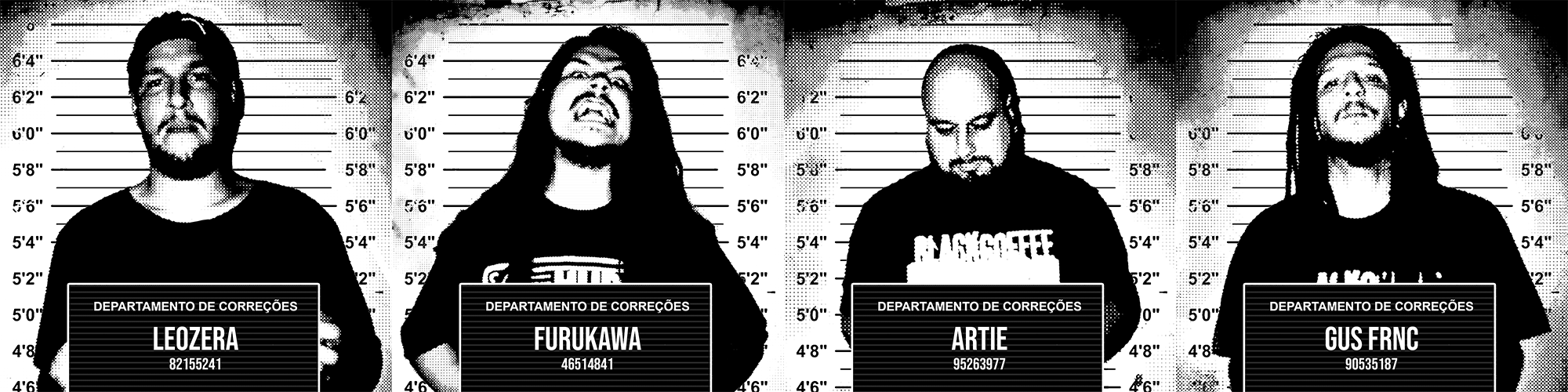 BlackCoffee Mugshot: Leozera, Furukawa, Artie e Gus